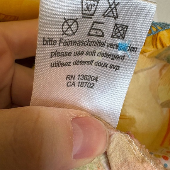 Georg Roth LA Bright Floral Print Shirt XS Resortwear Boho Statement Top - Picture 6 of 6